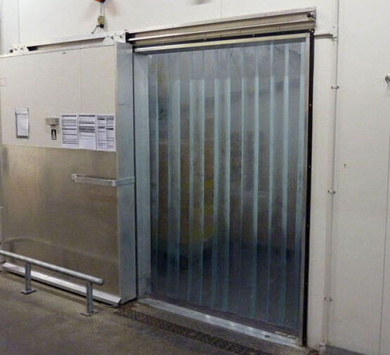 Готовая ПВХ завеса для морозильной камеры с дверями МДД 2.6x3.3>